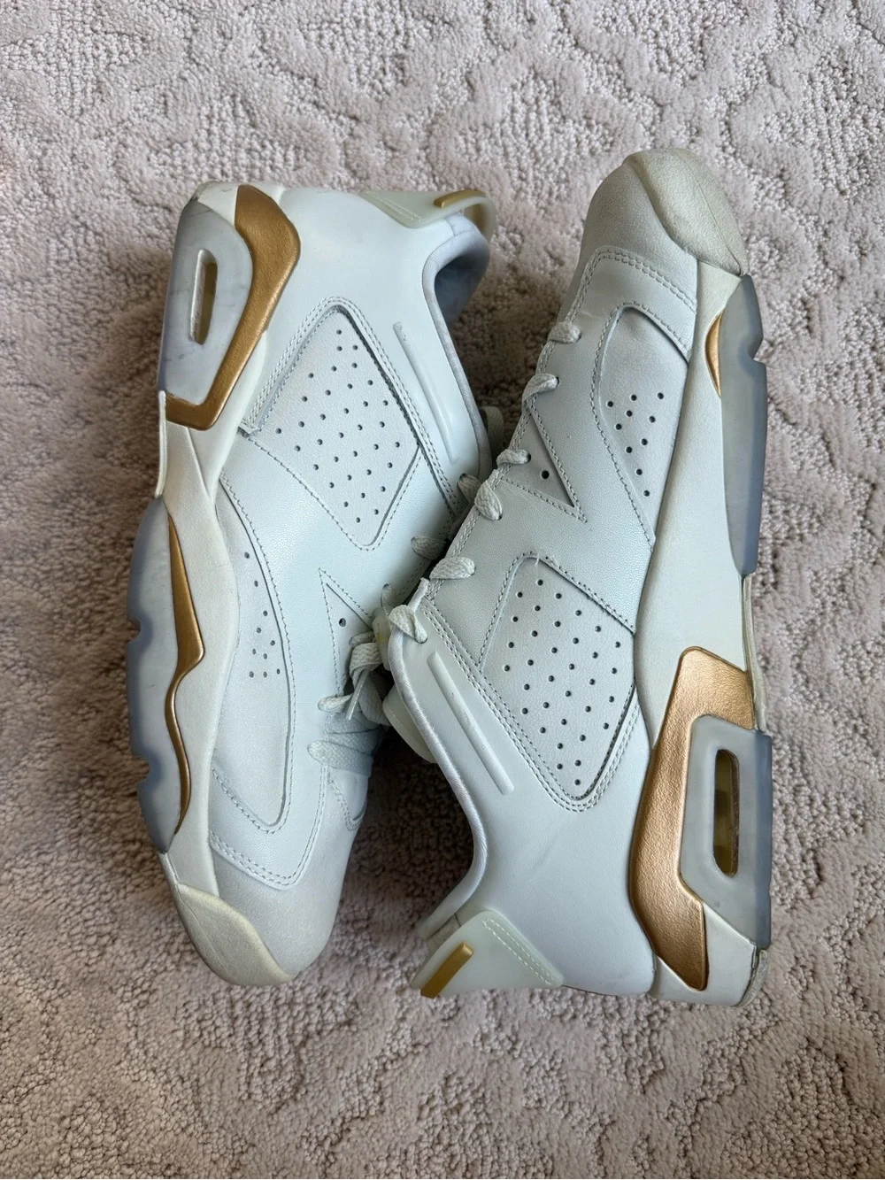 AIRJORDAN 6 RETRO LOW GC SPRUCE AURA/METALLIC GOLD
